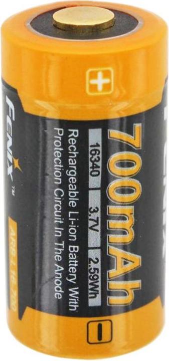 Immagine prodotto Fenix Batteria CR123A e caricatore rapido (4 pz., 16340, CR123A, RCR123A, 700 mAh, Accumulatore di carica elettrica)