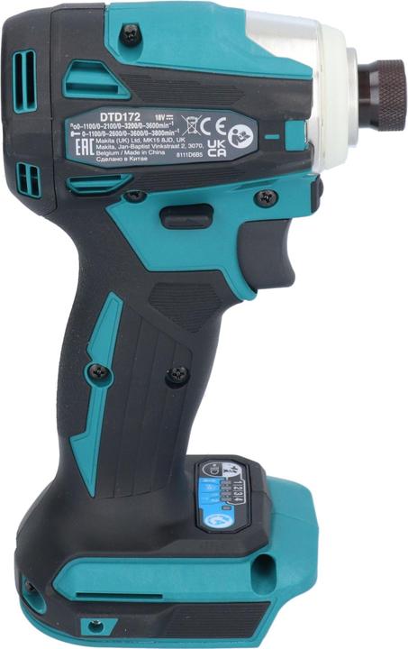 Immagine prodotto Makita DTD 172 SFJ-R Avvitatore a impulsi a batteria 18 V 180 Nm 1/4" brushless + 2x batteria ricaricabile (Batteria ricaricabile)