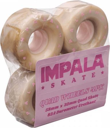 Produktbild Impala Rollschuhe Räder (4er-Pack) - Marawa Rose Gold (58 mm, 82a)