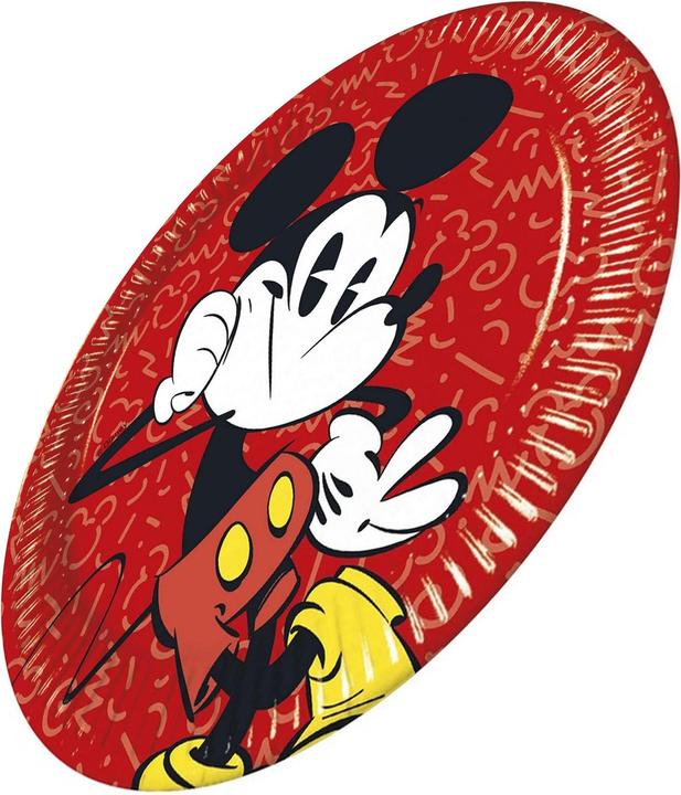 Produktbild Disney Mickey Mouse Partyteller aus Papier (8er Pack) (8 x)