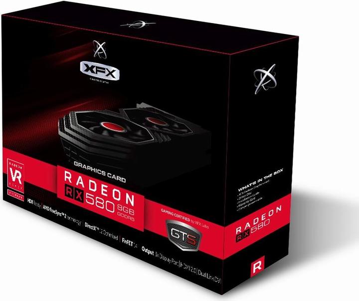 Actual product image XFX Radeon RX 580 GTS XXX Edition (8 GB)