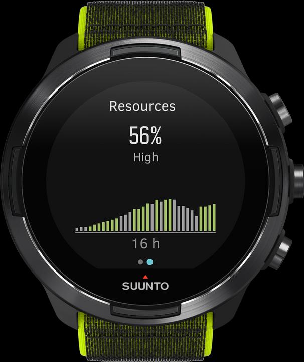 Actual product image Suunto 9 Baro Lime (50 mm)
