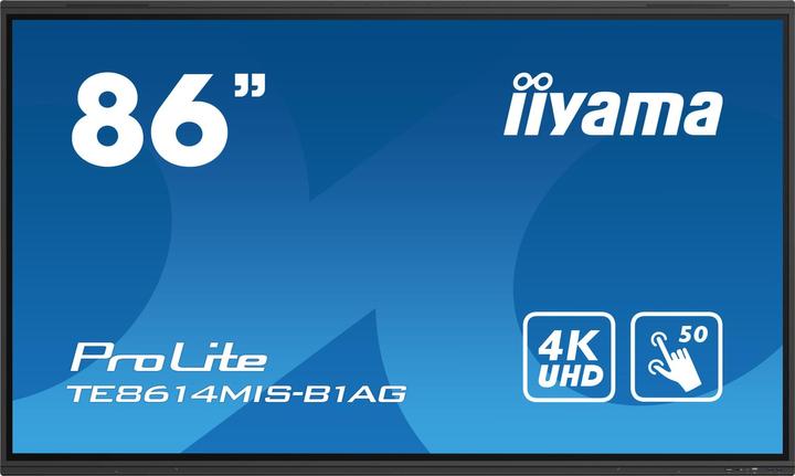 Actual product image iiyama ProLite TE8614MIS-B1AG (3840 x 2160 Pixels, 85.60")