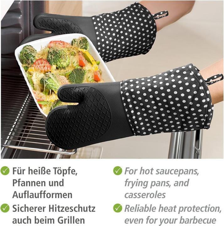 Produktbild Wenko Topfhandschuhe (60% Baumwolle, 40% Polyester, Silikon)