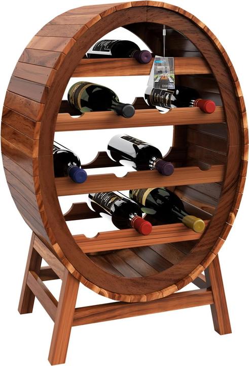 Immagine prodotto Casaria Portabottiglie in legno (90 x 50 x 30 cm)