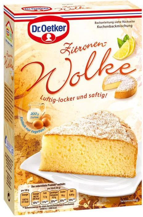 Dr. Oetker Gâteau au nuage de citron (430 g)