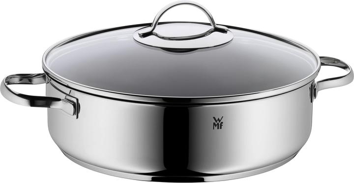WMF Braising pan (28 cm, Casserole + Stewpot, Stainless steel)