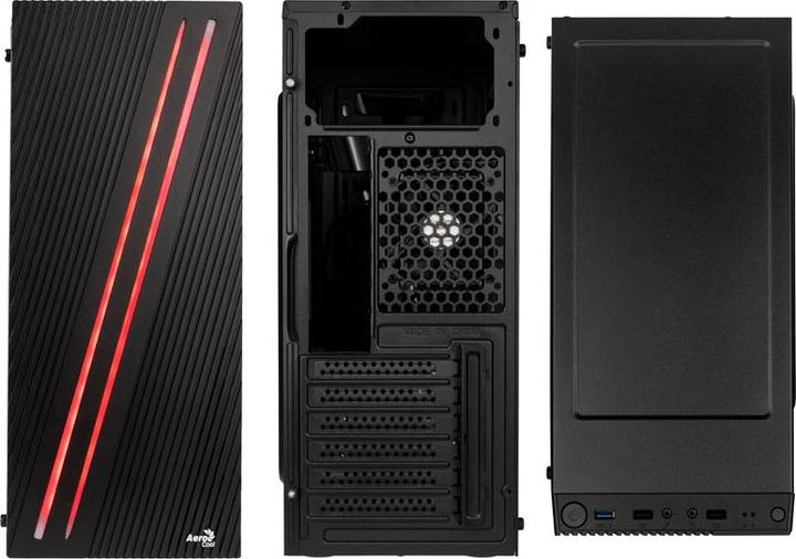 Immagine prodotto AeroCool STREAK RGB Midi-Tower - nero Finestra (ATX, mATX, Mini-ITX)
