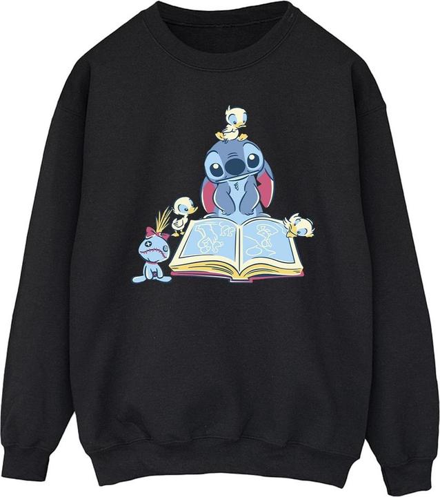 Immagine prodotto Disney Lilo & Stitch Reading A Book Felpa Uomo (M)