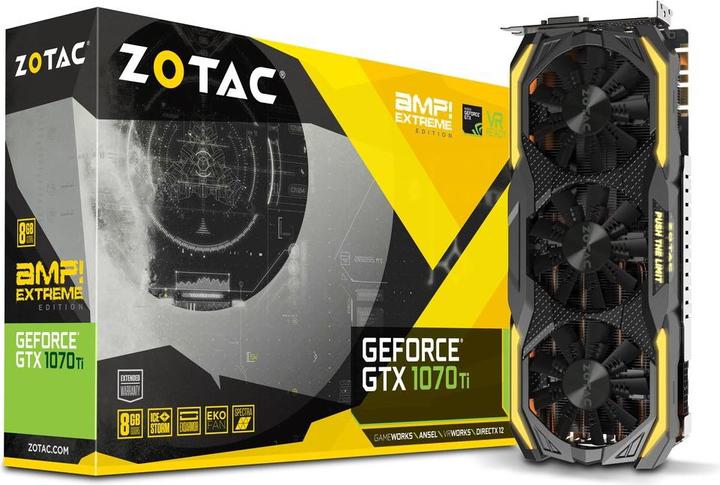 Produktbild Zotac GeForce GTX 1070 Ti AMP Extreme (8 GB)