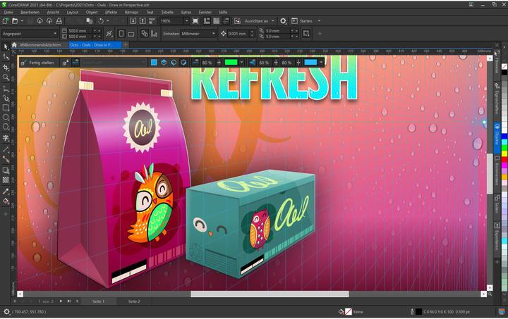 Actual product image Corel Draw Graphics Suite Agnostic Box, Subscr., 1yr, WIN, EN (1 User, 12 months)
