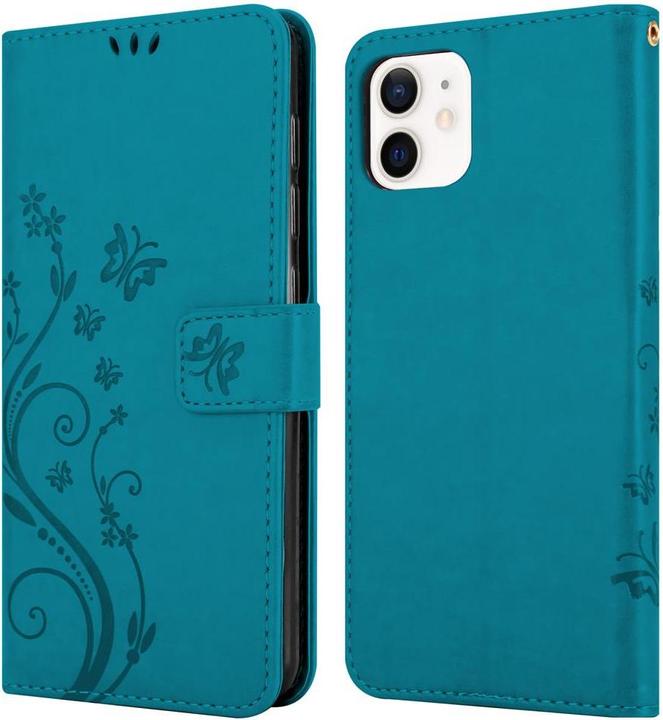 Actual product image Cadorabo Flower Book cover (Apple iPhone 12 mini)