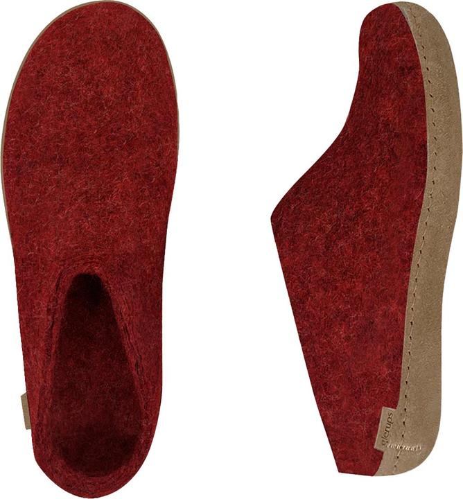 Image du produit Glerups Pantoufles à semelle de cuir (48)