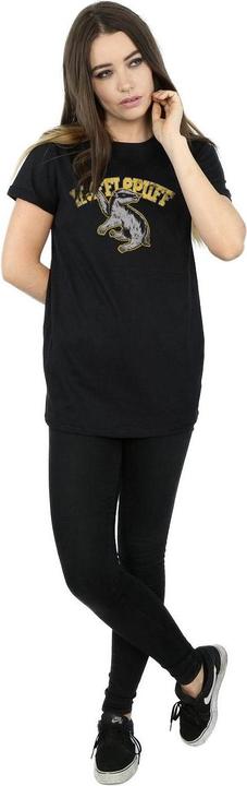 Immagine prodotto Maglietta femme/Les femmes Hufflepuff Coton Boyfriend (XXL)
