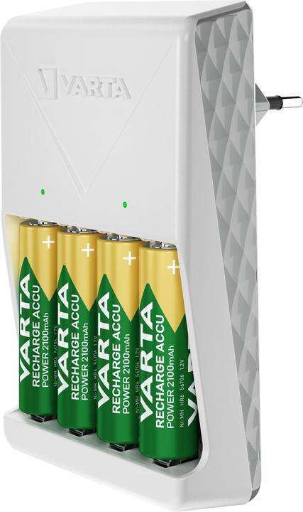 Immagine prodotto Varta Caricabatterie a spina (1 pz., AA, 1600 mAh, Batteria + Caricabatterie)