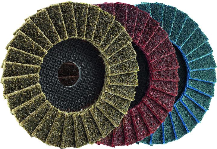 Eisenblätter Schleifscheibe TRIMFIX Fleece Flap, 125 x 22,2 mm, 1FOR2 extra grob, K40 (1FOR2 extra grob)