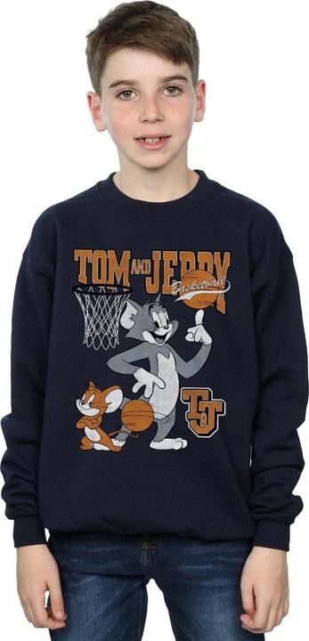 Actual product image Tom & Jerry Boys Spinning Basketball Sweatshirt (140, 146)