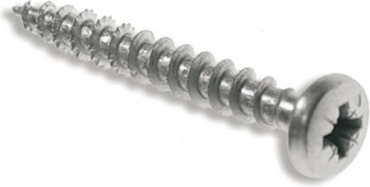 Actual product image Dönges Chipboard screw panhead Z, cross recess PZ, 4.5 x 50 mm (500 Screws per piece)