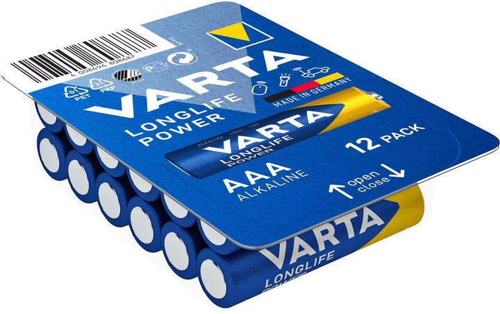 Immagine prodotto Varta Scatola di alimentazione LONGLIFE (12 pz., AAA, 1260 mAh)