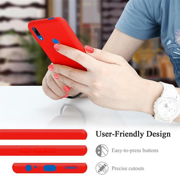Actual product image Cadorabo TPU Liquid Silicone Case Cover (Huawei Enjoy 10 Plus, Huawei P Smart Z, Huawei Y9 Prime (2019))