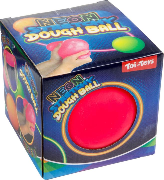 Immagine prodotto Toi-Toys Divertente palla da modellare al neon, 10 cm
