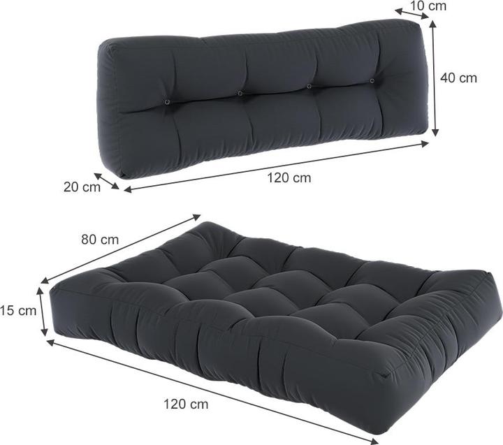 Produktbild Vicco Set Flocken (120 x 80 x 15 cm, 120 x 20 x 40 cm)