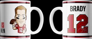 Actual product image Great Branding Tom Brady Emoji Jumbo Mug 440 ml (440 ml)