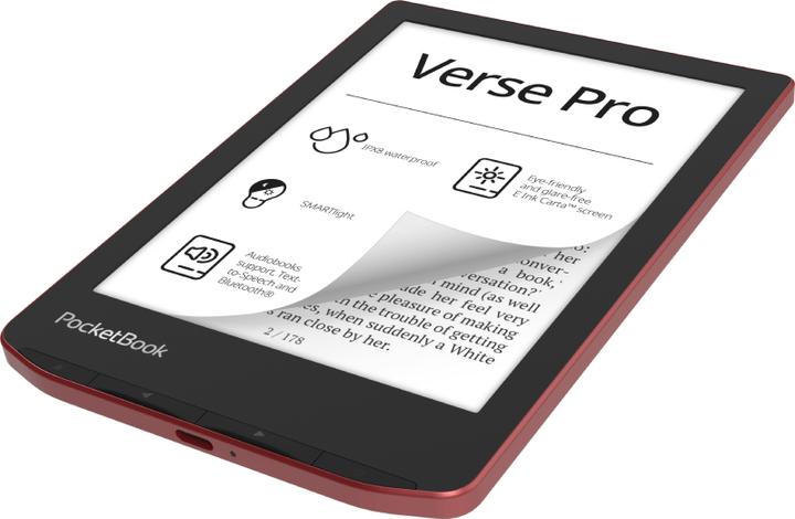 Immagine prodotto PocketBook Verse Pro (6", 16 GB, Rosso Passione)