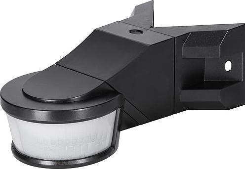 Actual product image EGB Motion detector 270black with sneak-by guard and corner mounting base (15 m)