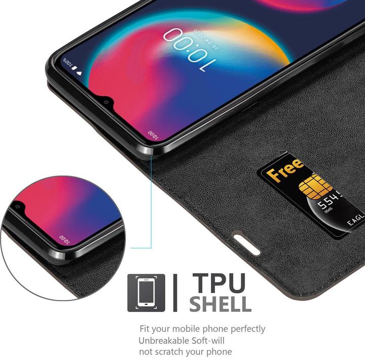 Produktbild Cadorabo Book Invisible Magnet Cover (Wiko View 4)