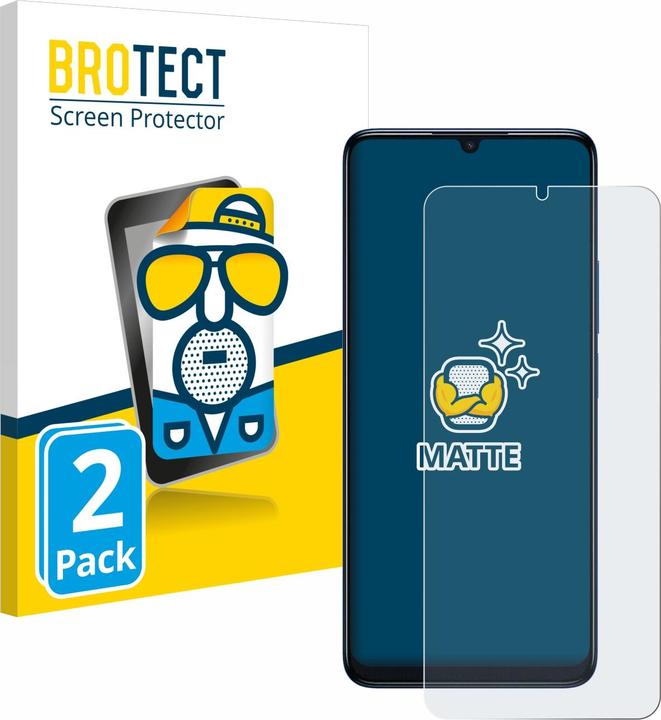 Actual product image BROTECT Anti-glare screen protector matt (2 Piece, Nokia Lumia 505)