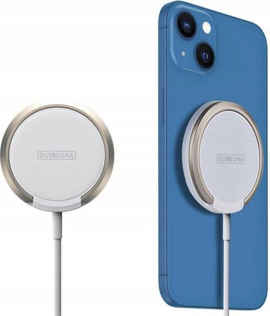Image du produit Duzzona Dux Ducis Ä®kroviklis belaidis W1 MagSafe baltas (15 W)