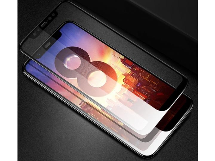 Produktbild Screenguard Xiaomi Mi 8 Full Screen Panzerglas Schutzfolie 2.5D 9H (1 Stück, Xiaomi Mi 8)