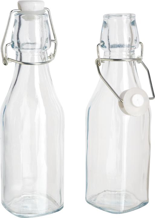 Produktbild VBS Glasflaschen mit Bügelverschluss, 2 Stück (0.25 l)