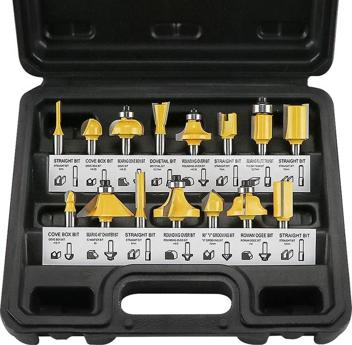 Immagine prodotto Anesty 15tlg. Fräser Set für Oberfräsen