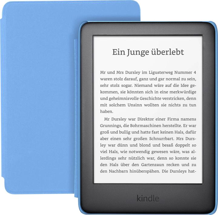 Produktbild Amazon Kindle Kids Edition without Special Offers inkl. Hülle (2019) (6", 8 GB, Schwarz, Blau)