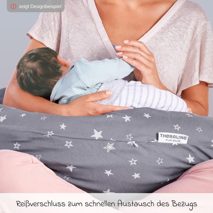 Immagine prodotto Theraline Cuscino per l'allattamento Cuscino per l'allattamento Il comfort con imbottitura di microsfere (34 cm)