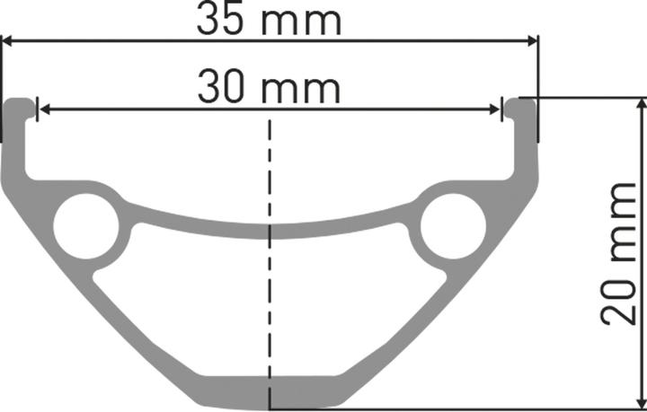 Actual product image DT Swiss D 1900 Classic (Rear wheel, 26")