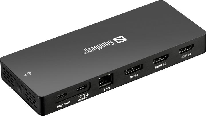 Produktbild Sandberg USB-C 13in1 DockingStation Pro (USB-C, 13 Ports)