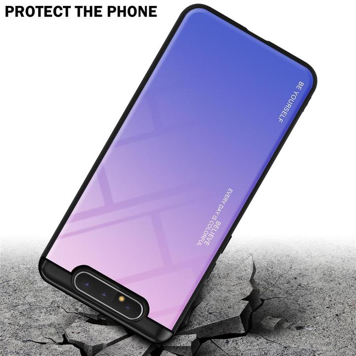 Actual product image Cadorabo TPU 2 colors glass cover (Samsung Galaxy A80)