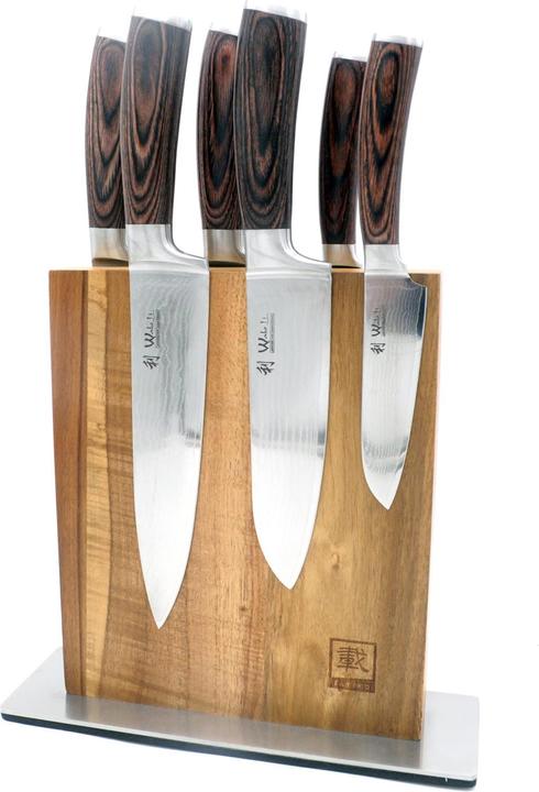 Immagine prodotto Wakoli Serie Edib Set da 6 con ceppo per coltelli