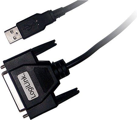 Immagine prodotto LogiLink Adattatore USB 2.0 a D-Sub 25-pin parallelo St/Bu 1.8m (1.80 m, Parallelo (stampante))
