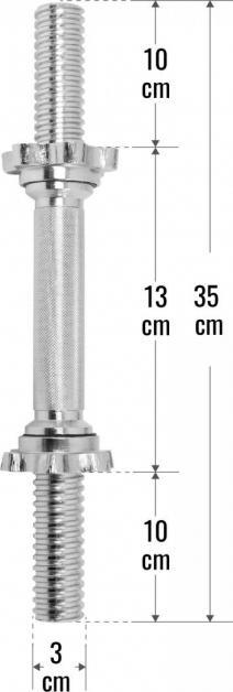 Actual product image Gorilla Sports Dumbbell bar