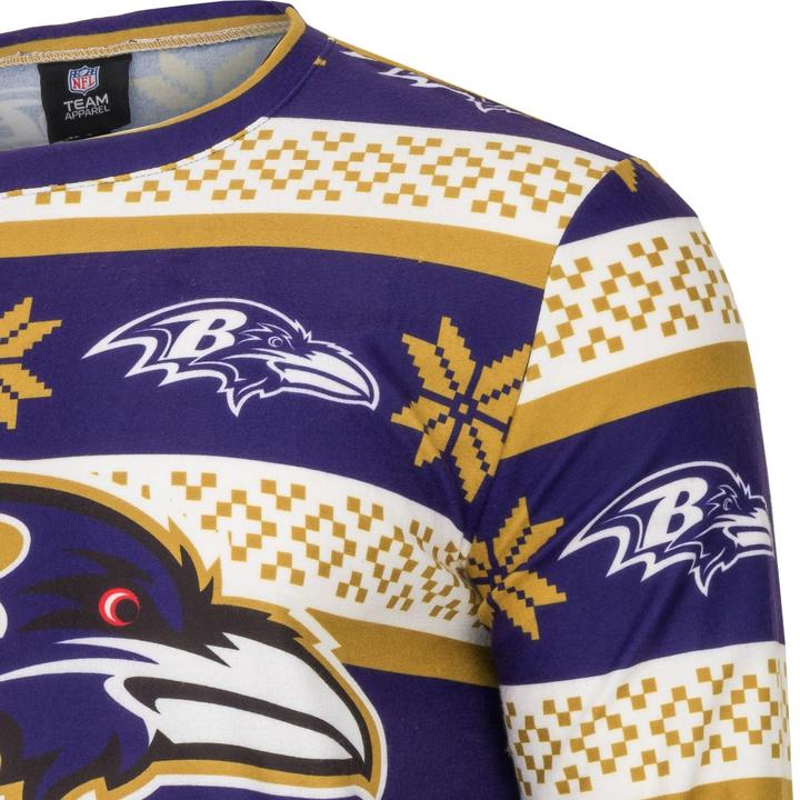 Produktbild Foco NFL Winter XMAS Pyjama Schlafanzug Baltimore Ravens - S (S)