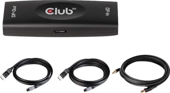 Immagine prodotto Club 3D Ripetitore DisplayPort 1.4 > DisplayPort 1.4 (USB 2.0, 2.50 cm)