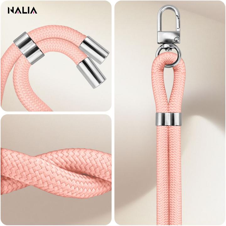 Immagine prodotto Nalia HoldMe Lanyard Handykette – Universal Trageband für Smartphones - Verstellbar, Soft & Elastisch