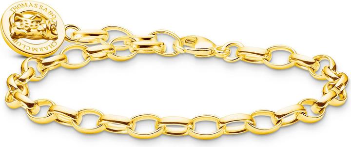 Image du produit Thomas Sabo Bracelet (19 cm, Or jaune 750 plaqué or, Argent sterling 925)