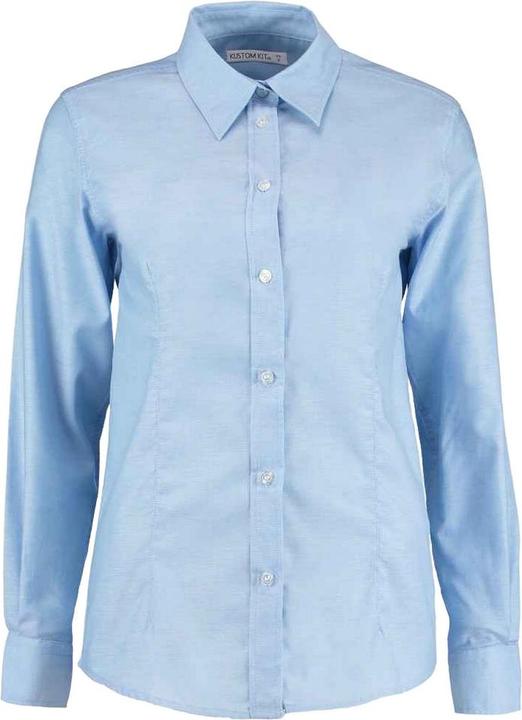 Kustom Kit Workwear Bluse Langärmlig