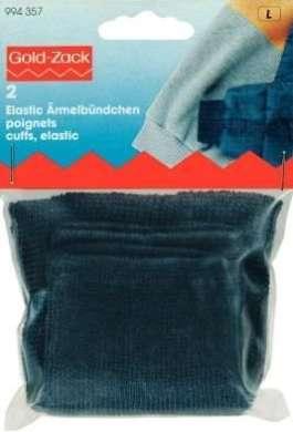Actual product image Prym Elastic sleeve cuffs, navy 9 cm, card 2 pcs.