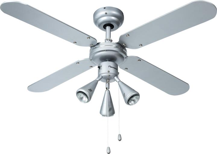 Bestron Ceiling fan with 3 LED lights (50 dB)